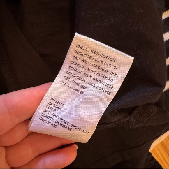 Free People | Black Delightful Mini Dress 100% Cotton Size 0 - Picture 10 of 11